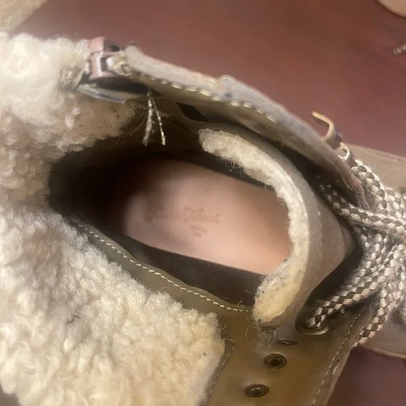 Universal Thread Brown Combat Boots with Rugged Sole - Picture 7 of 9